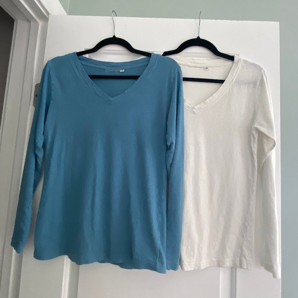 Jungmaven Finch Long Sleeve V-neck Tee Bundle